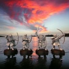 Viking etc Archers - 28mm Wargame  Diorama Miniatures