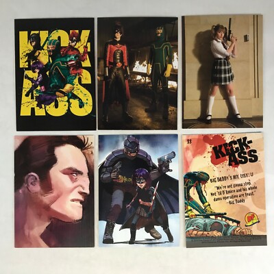 KICK-ASS THE 1st MOVIE (2010) Complete Trading Card Set of 100 w