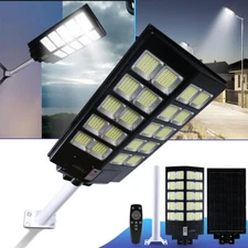 LED 11000W Commercial Solar Street Lights Outdoor Dusk to Dawn High-lighted Lamp