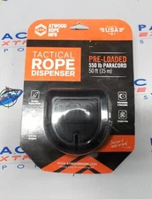 ATWOOD TACTICAL ROPE DISPENSER, 50' - BLK, NIP