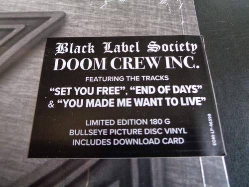 BLACK LABEL SOCIETY DOOM CREW INC US IMPORT BULLSEYE DBL PIC DISC - 第 2/4 張圖片