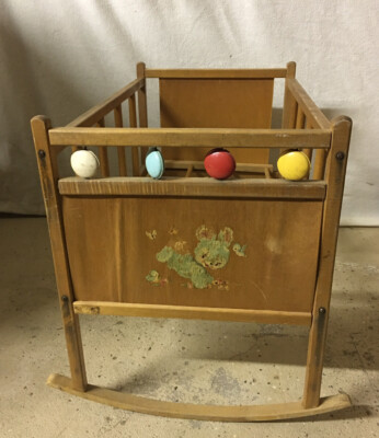 doll rocking crib