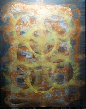 Abstract Ac/canvas Painting By Artist