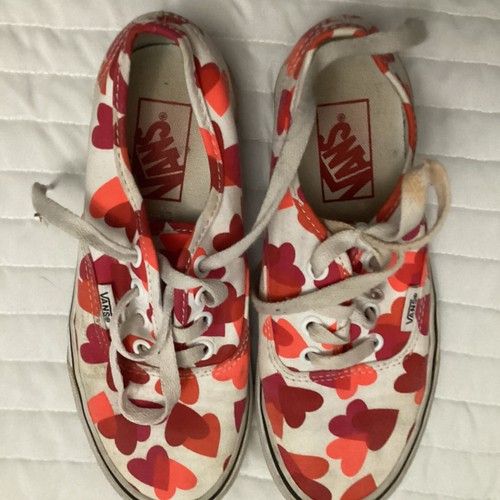 2 Pairs Vans Off the Wall - Sz 5 Women Youth Girls Sneakers Shoes Low Top Skate - Picture 8 of 17
