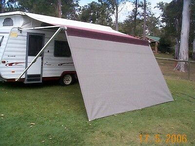 for caravan Roll out Awning 6x 11.5ft Shade Curtain/Privacy screen 1.8 x 3.5m