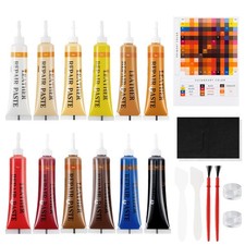21Pcs Leather  Vinyl Repair Kit  Repairs Tears, Holes, Scratches  Peeling ...