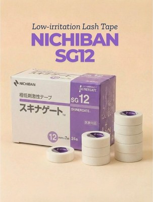 Nichiban Skinergate SG12 Lash Tape 12mm x 7m Eyelash Extension Lift Japan 1 box