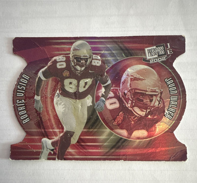 Press Pass 2002 Press Pass JE Javon Walker Rookie Vision RV 12/12 Florida St