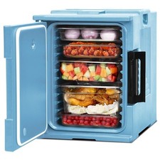 6 Full-size Pans Carrier End-Loading Food Warmer Portable Insulated Food Pan