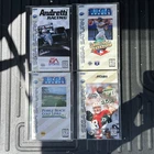 Sega Saturn 4 Game Lot CIB andretti racing, Sega sports and nfl club