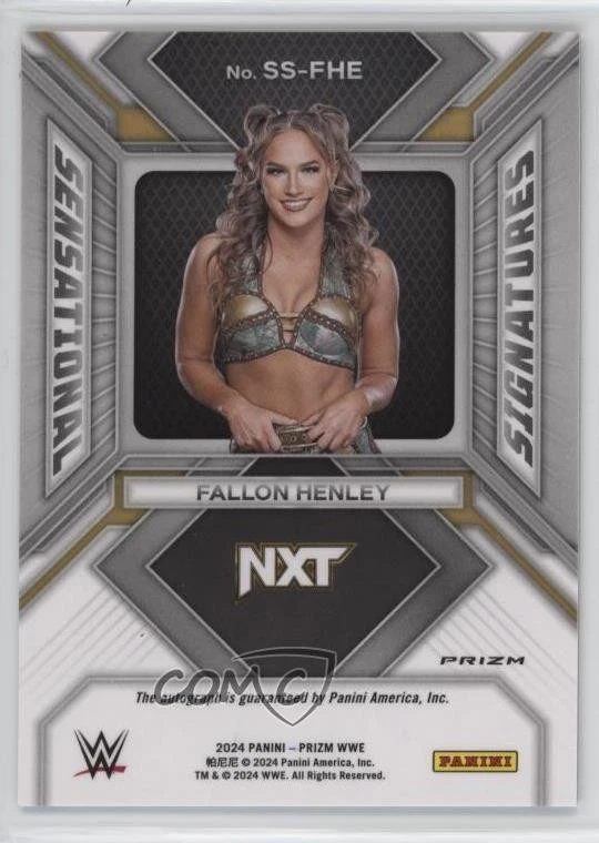2024 Panini Prizm WWE Sensational Signatures Under Card Fallon Henley Auto - Image 2 of 2