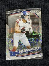 Micah McFadden - 2025 Panini Prizm - Lazer Prizm - Giants - #95