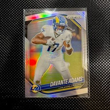 2025 Panini Prizm #104 Davante Adams Silver Prizm - Los Angeles Rams