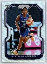 2021 Panini Prizm WNBA Crystal Dangerfield #41 RC Prizms Silver Minnesota Lynx