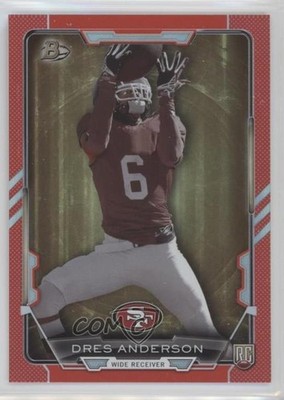 2015 Bowman Rookies Red Rainbow Foil 33/199 Dres Anderson #83 RC 3c9