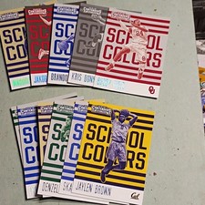 Panini Contenders Draft Picks 2020 NCAA Basketball School Colors Insert Lot 9
