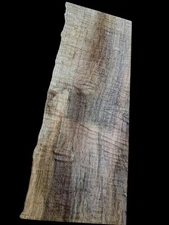 XL Curly HARDWOOD BLISTER/QUILTED Maple Burlwood Slab, Craft wood, Turning wood 