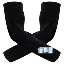 Summer Cooling Arm Sleeves Cover UV Sun Protection Sports Outdoor for Men Women