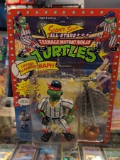Teenage Mutant Ninja Turtles GRAND SLAMMIN RAPH TMNT 1991 Playmates - MOC