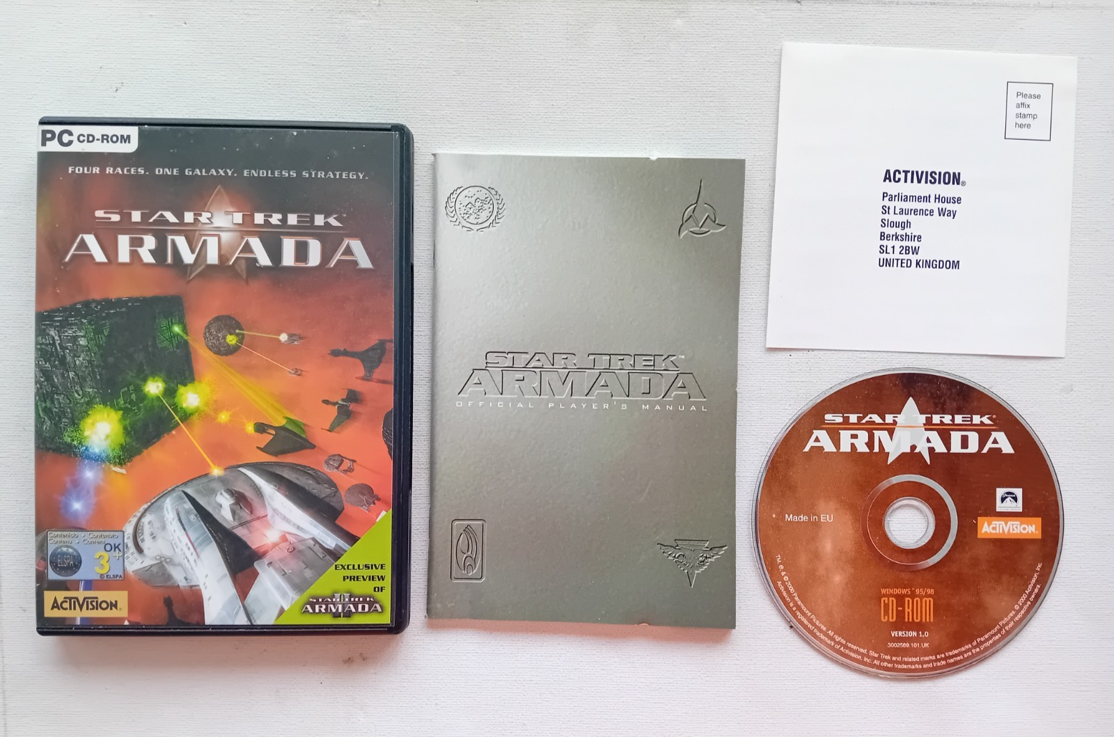 STAR TREK ARMADA PC GAME VERY GOOD CONDITION