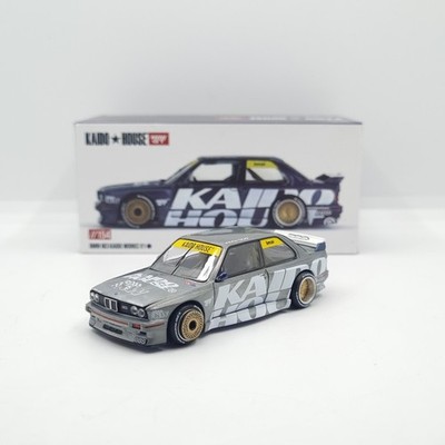 Mini GT Kaido House BMW M3 E30 Kaido Works V1 KHMG154 Chase Car