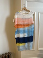 Zara Collection W&B - Abstract A-Aymmetric Shift Dress in Size M