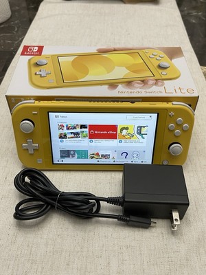 Nintendo Switch Lite Yellow Console IN BOX with Charger - Great Condition
