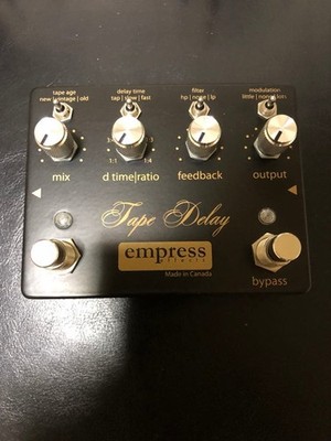 ギター empress Tape Delay MADE IN  Empress Effects Tape Delay - YouTube