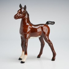 Figura de cerámica "Potro" Beswick con caja original