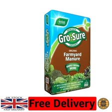 Grosure 50L Farmyard Manure – Versatile Organic Solution for Flourishing Gardens 0.42 per litre