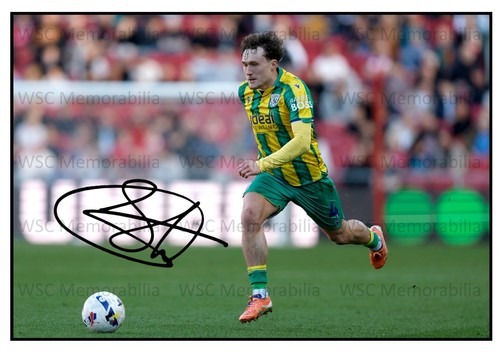 11624. Callum Styles Signed Pictures A4 Prints West Brom Barnsley S'land Millwal