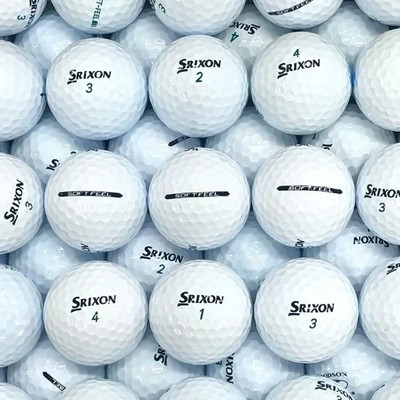 50 Srixon Soft Feel Used Golf Balls 5A Mint Condition FREE SHIPPING