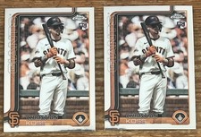 Christian Koss Rookie Card Lot of 2 Topps 2025 Chrome USC26 San Francisco Giants