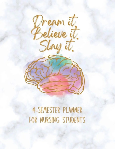 Dream It! Believe It! Slay It! Student Nurse Planner Jp Johnson Taschenbuch 2022-image