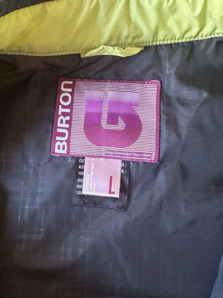 Chaqueta acolchada Burton Formula Chartreuse/verde brillante de nailon para mujer - Grande Foto 4 de 4