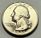 1935 S WASHINGTON QUARTER SILVER COIN * GET WHAT U C * SHIPS FREE