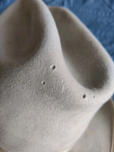 BAILEY MADE IN TEXAS USA  4X Gray Beaver Long Oval Hat Size 7 3/8 (59) *as is* - Picture 15 of 19