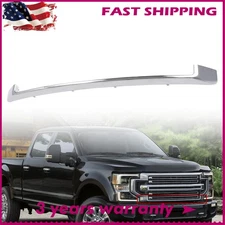 For Ford Super Duty F-250 F-350 2020-2022 Chrome Front Grille Lower Trim