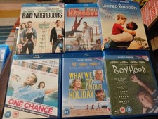 6 Blu-ray movies Mixed Genre Boyhood/A United Kingdom/The Hangover Etc