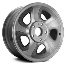 For Chevy S10 98-03 Alloy Factory Wheel 5 Spiral-spoke Charcoal Gray 15x7 Alloy
