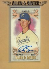 2021 Topps Allen and Ginter Framed Mini Autographs #FMATH Tanner Houck Auto - BB