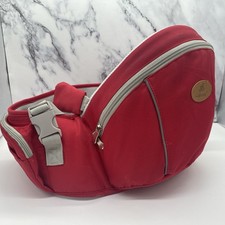 Gabesy Baby Hip Carrier Seat. Red. Infants/Newborns 8-45 Lbs- Bottle/Cup Holder