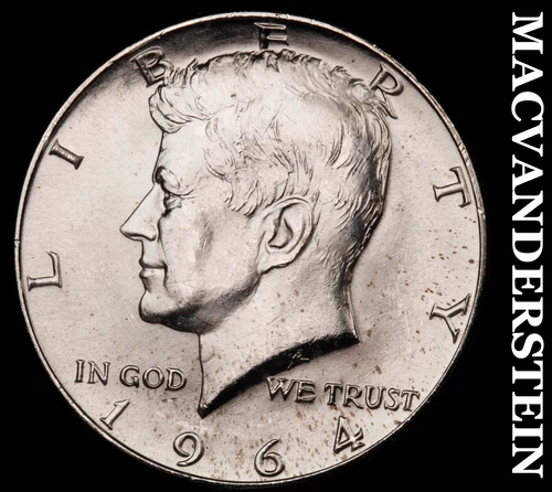 1964 Kennedy Half Dollar- Choice Gem Brilliant Uncirculated  #i3298