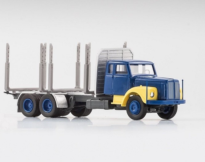 Vk-Models 77008 - 1/87 Scania 111 Short Wood Transporter, Small Series Model