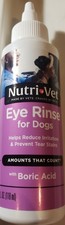 Nutri-Vet Eye Rinse for Dogs, Dog Tear Stain Remover, Eye Wash, Allergy 4oz