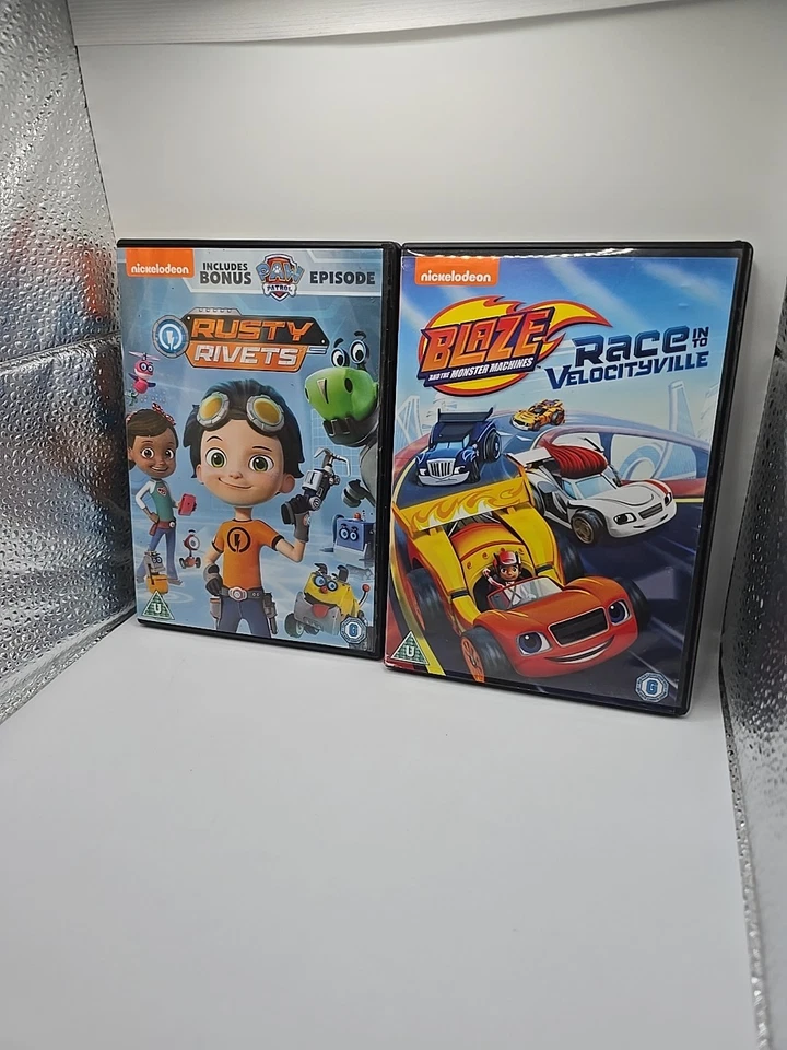 SpongeBob SquarePants Nickelodeon DVD Kid's Bundle 10 DVDs Blaze Tmnt Dora  - Image 4 of 4