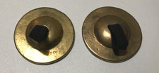 Pair Of Vintage Brass Belly Dance Finger Cymbals Percussion Dancer