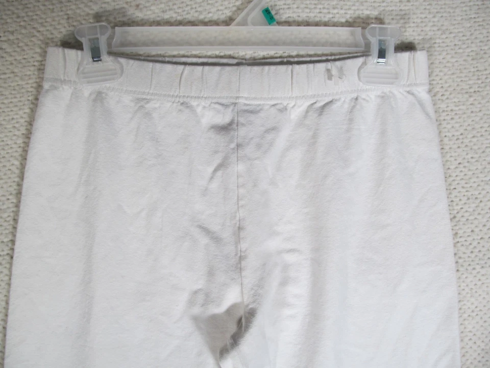 Pantalones Catalina Mujer Talla Y2K Grande Elastizados Blanco Cintura Elástica Foto 2 de 4