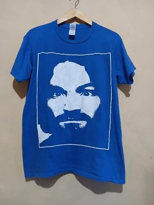 Rare Y2K Charles Manson Charlie Dont Surf T-shirt Serial killer