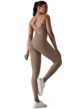 Women Ladies Two-Piece Set Women's sports bra and high waist legging